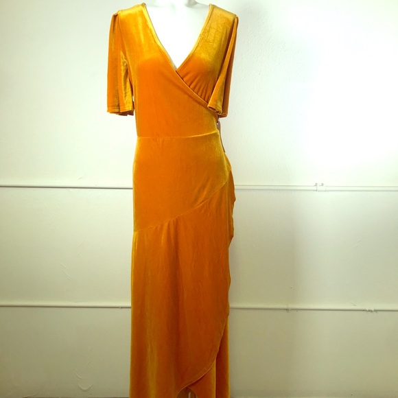 Leith Dresses & Skirts - Leith Velour Maxi Wrap Dress